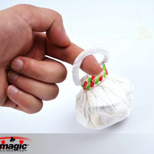 G1454 Grenade Spider Silk White Color King Magic Stage Magic Props Accessories Magic Silk Colorful