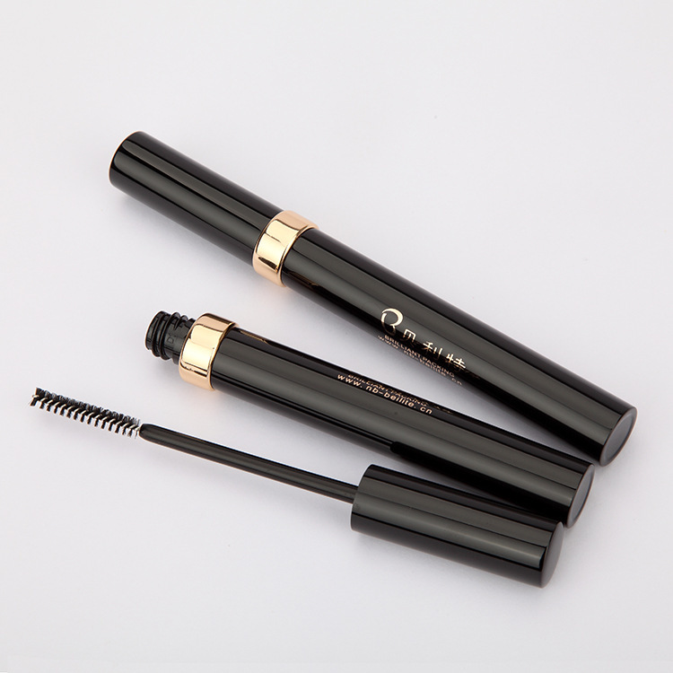 Customized Cylindrical Aluminum Mascara Tube Round Aluminum Mascara Packaging Material Metal Mascara Tube Cosmetic Packaging