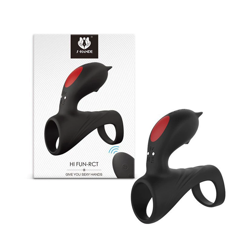 Skhande S094-2 беспроводной пульт дистанционного управления многочастотный вибрационный замок кольцо для мужчин магнитное всасывающее зарядное кольцо для взрослых