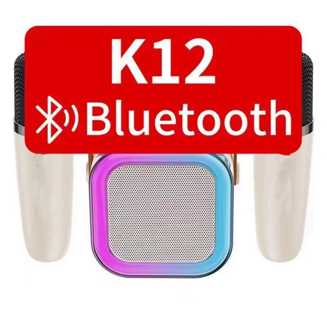 K12 микрофон аудио пластиковая сетка встроенный беспроводной микрофон караоке Bluetooth аудио домашний национальный поющий семейный