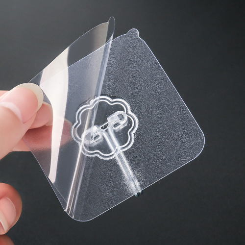 10 Transparent Hook for Home Use, No Nailing, Invisible Strong Adhesive Wall Clothes Cartoon Hat Hooks for Stands