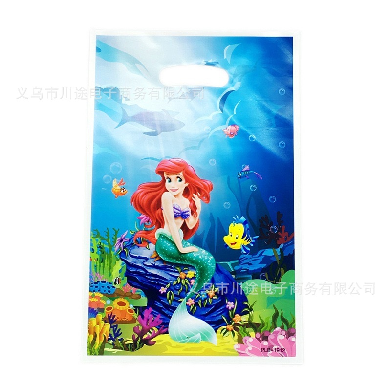 Fábrica directa bolsa de regalo de dibujos animados para niños fiesta de cumpleaños bolsa de regalo película perlada bolsa de regalo PE ahora