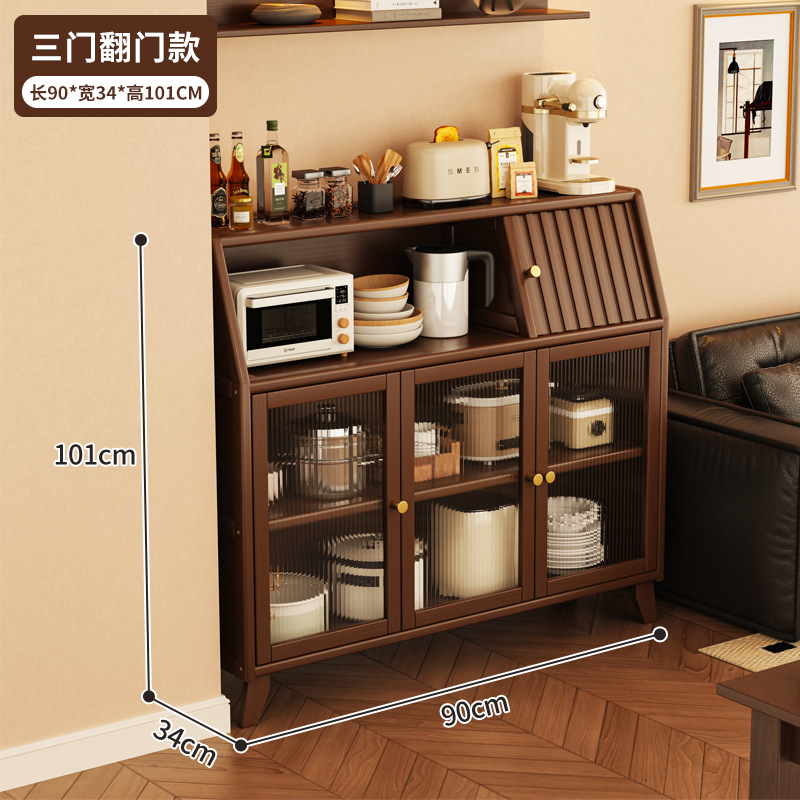 armario de comedor armario de té nuevo estilo chino simple armario de cocina sala de estar contra la pared armario de almacenamiento a prueba de polvo image 30
