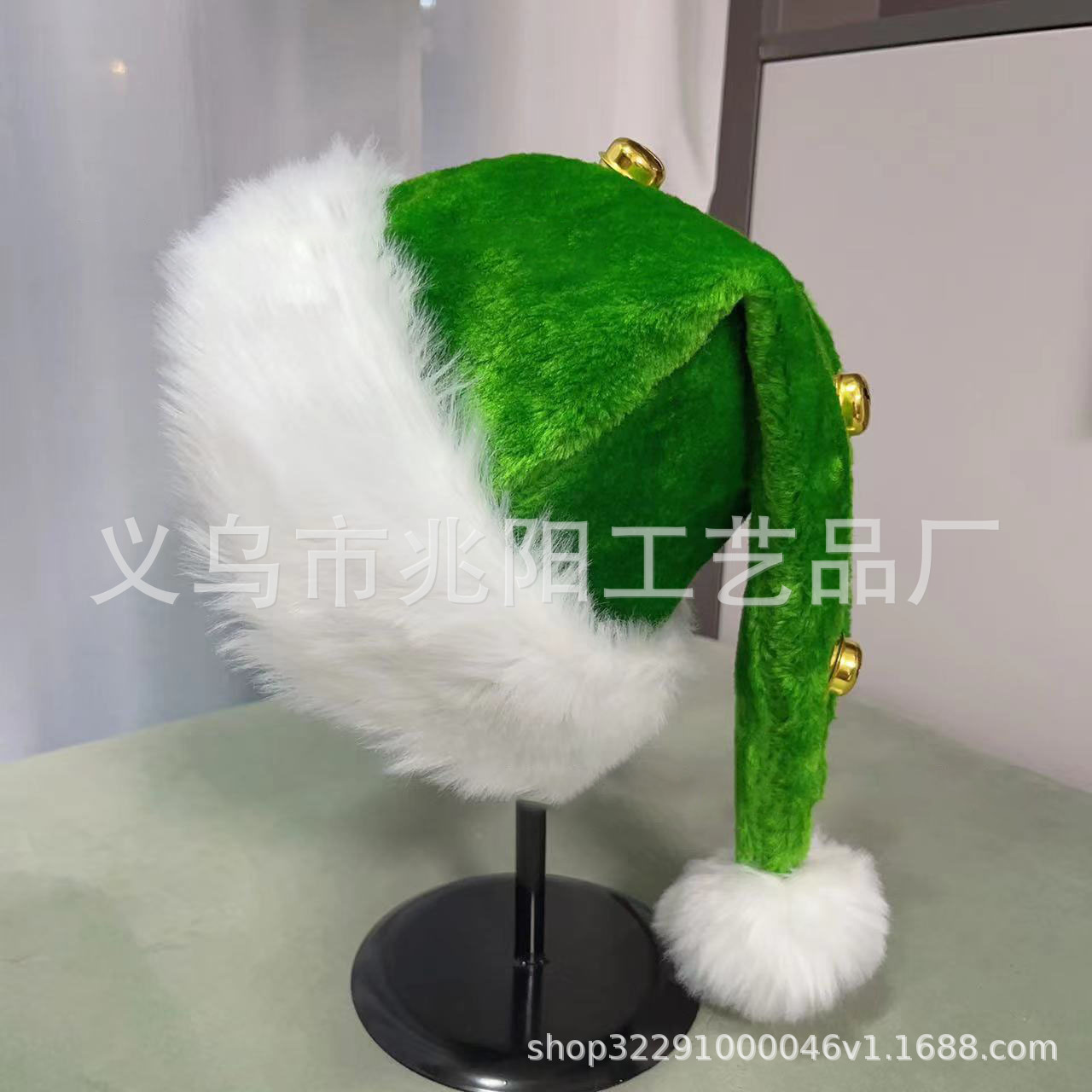 24 campanas de comercio exterior sombrero de Navidad para adultos Papá Noel sombrero gran regalo de vacaciones sombrero muñeco de nieve de peluche al por mayor