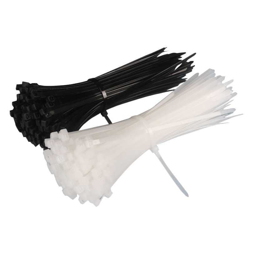 Fábrica al por mayor de nylon cable tie auto-vinculante Alambre de almacenamiento y acabado vinculante cinturón de cable retardante de llama