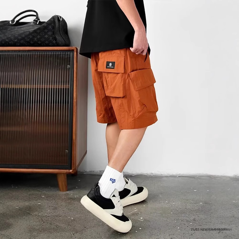 Summer Thin American Style Tooling Shorts Trendy Brand Loose Pocket Outer Wear Casual Trendy Pants