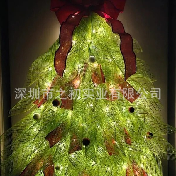 クリスマスツリーWreathシミュレーションクリスマスツリー手作り花輪クリスマスドアのショーウインドー装飾道具|undefined
