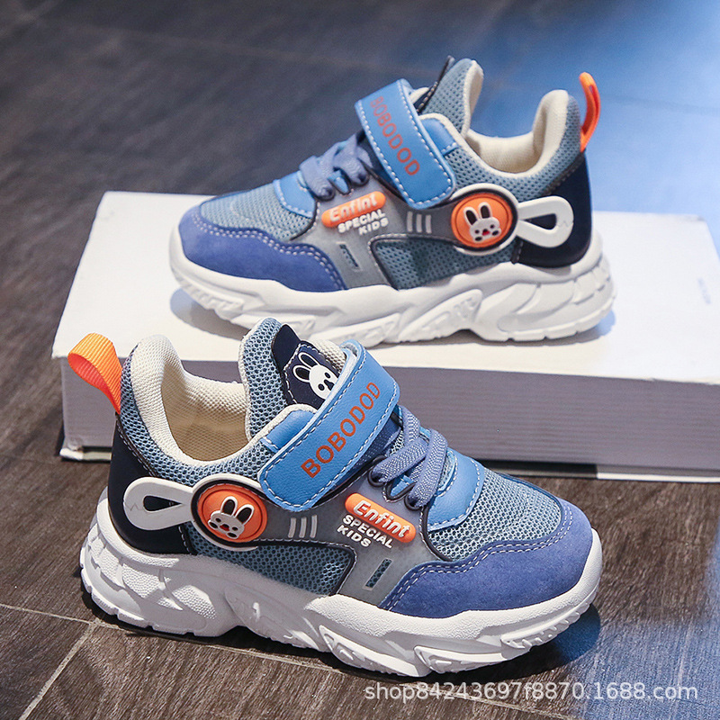2023 primavera y otoño nuevos zapatos zapatillas de deporte de fondo suave transpirable niños niñas estudiantes de primaria zapatos casuales niños y niñas zapatos moda