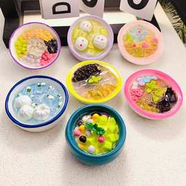 夏日冰爽甜品系列仿真食玩冰箱贴树脂DIY冰箱贴配件厂家直销批发