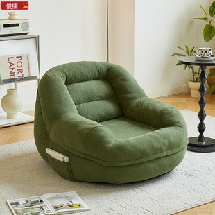 Single seat, lying, sleeping, small sofa, small balcony, living room, fabric leisure combination, lazy sofa
