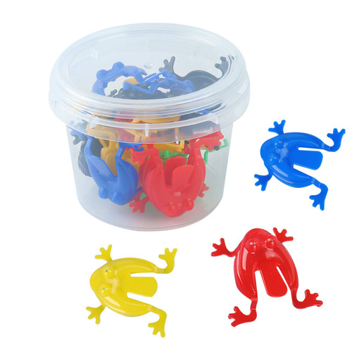 Bouncing Frog 90s 80s Nostalgic Children's Classic Traditional Jumping Little Frog Jumping Joy Animal Toy Fun