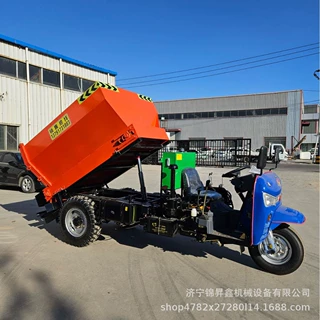 跨境出口撒粪机 农用多功能三轮撒肥机 牵引液压式湿粪撒粪车