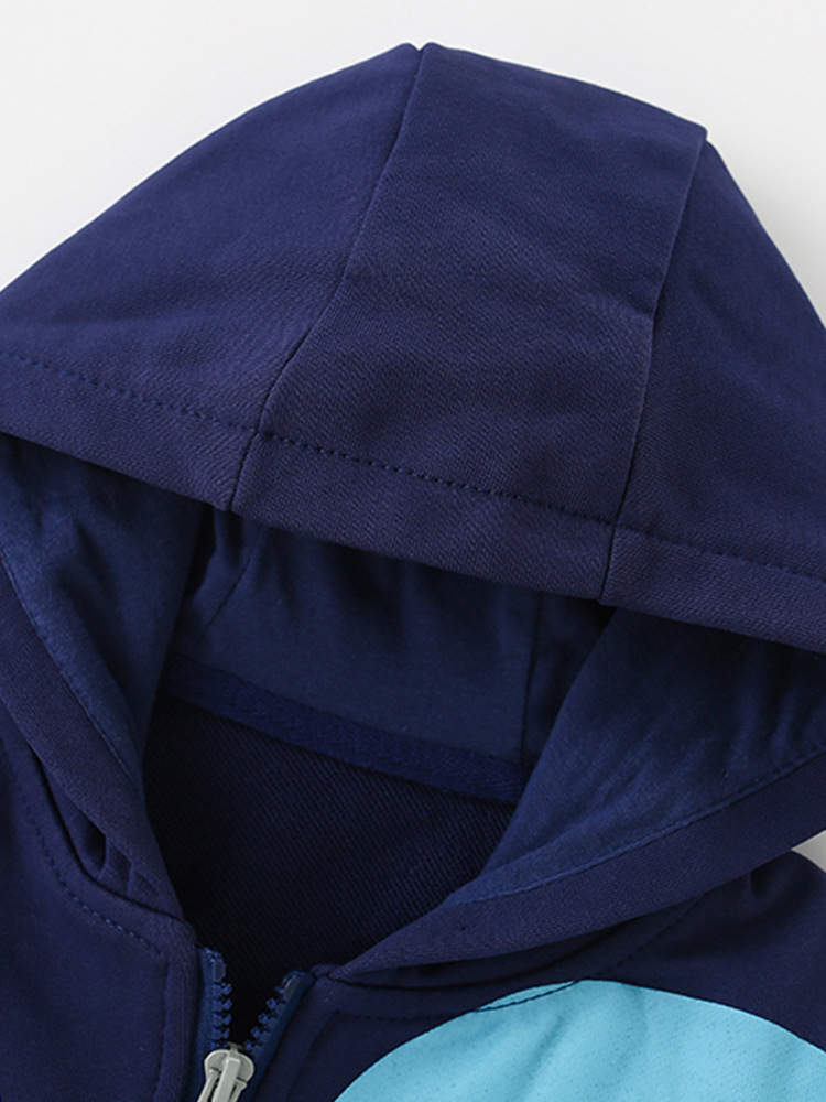 Malwee transfronterizo chaqueta de niño chaqueta de primavera nueva camiseta con cremallera de manga larga para niños europeos y estadounidenses chaqueta guapo