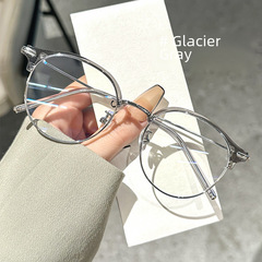 時尚新款眉毛框眼鏡防藍光網紅鏡架女款近視鏡框01343素顏眼鏡框