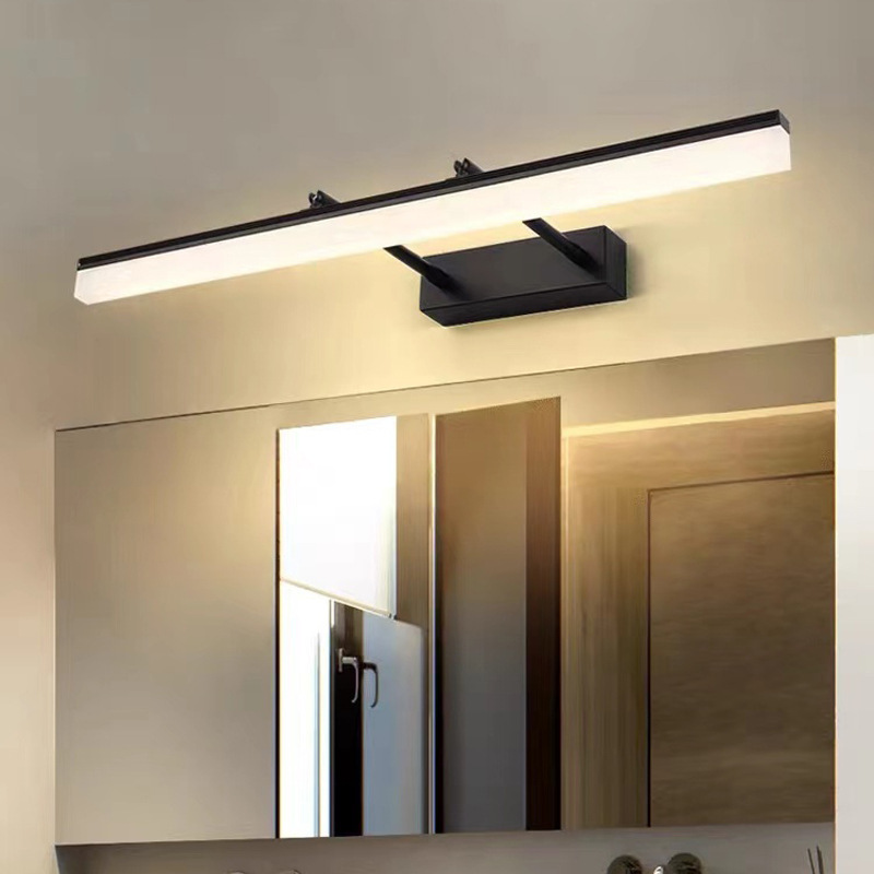 No-Drill Bathroom Mirror Front Light, Led Nordic Minimalist Mirror Cabinet Wall Light, Vanity Mirror Light, Wholesale from Zhongshan