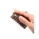 [Selling sandalwood] large sandalwood ring comb massage comb Lotus tooth anti-static concave tooth insertion Meridian head treatment comb
