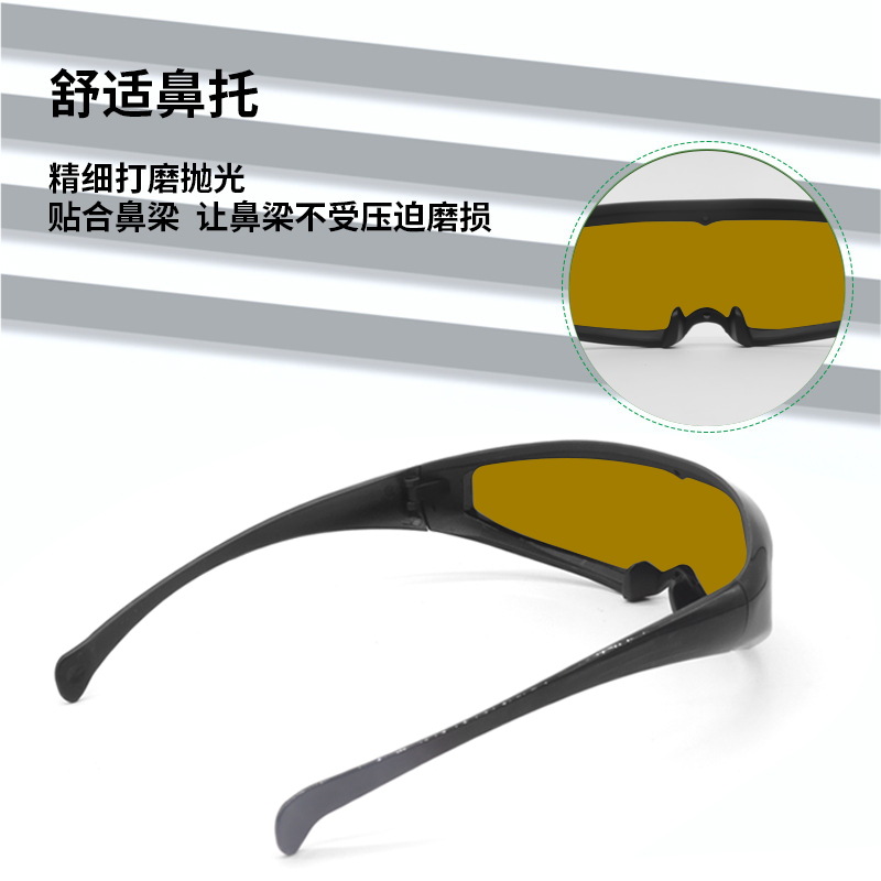 1064nm gafas láser industriales de fibra óptica máquina de marcado y grabado de corte de óxido procesamiento gafas protectoras