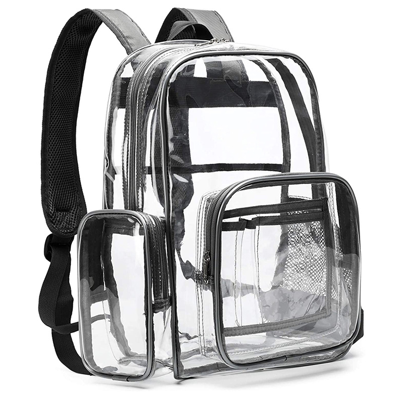 Fashionable transparent backpack PVC
