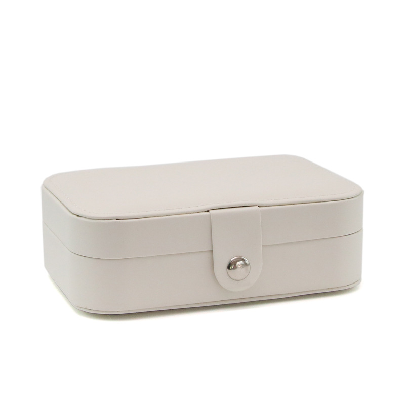 Simple Style Solid Color Pu Leather Jewelry Boxes display picture 9