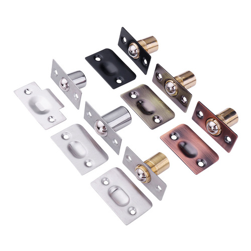 Door bead hotel KTV box door copper spring bead lock wooden door invisible door positioning stainless steel door top bead
