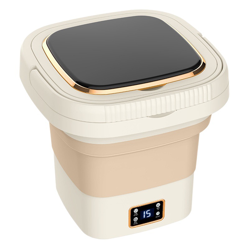 Lavadora plegable transfronteriza dormitorio pequeña lavadora automática todo en uno ropa interior portátil para bebés pequeña lavadora bragas calcetines