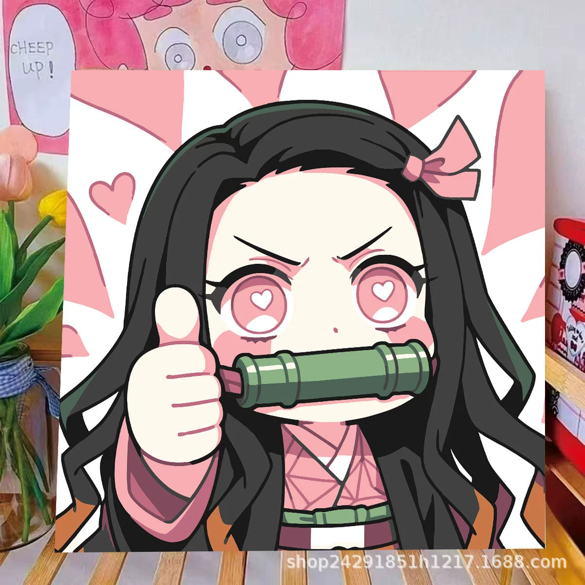 Популярные персонажи мультфильмов diy заполнение детских hand-painted мультфильм анимация простая граффити раскраска цифровая масляная живопись декор