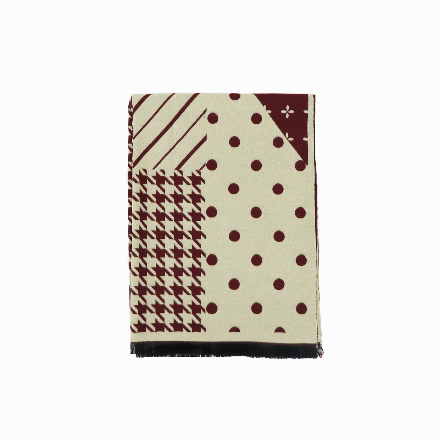 Otoño e Invierno nuevo cachemir-como houndstooth Simple bufanda de los hombres de las mujeres calientes del todo-fósforo de moda bufanda al por mayor de los hombres