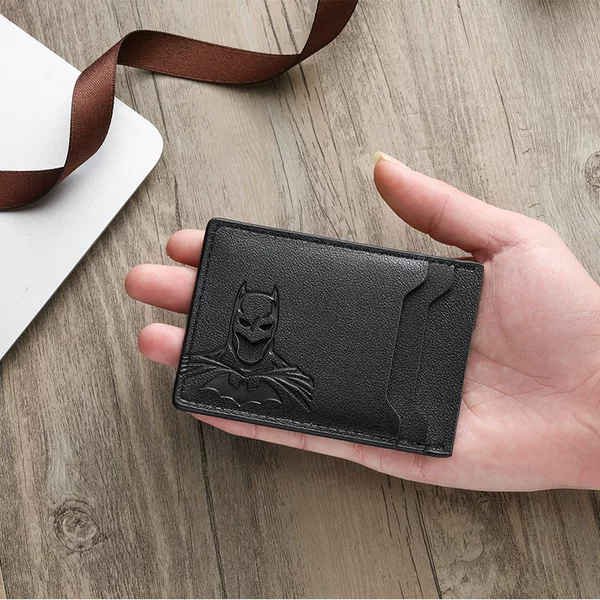 Cross-Border Men's Short Wallet, Classic Multi-Card Slot Card Holder, Bat Design, Hot-Selling, Manufacturer's In-Stock