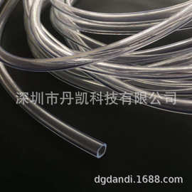 丹凯厂家透明PVC塑料软管水平管彩色流体管建筑工程用融头管
