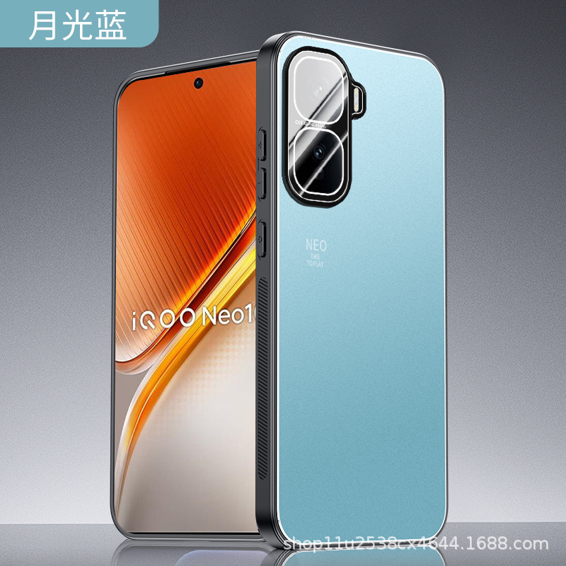 iQOONeo10磨砂手机壳iqooNeo10Pro/10pro+金属全包镜头防摔套适用|undefined