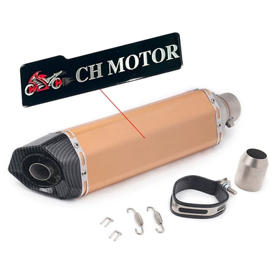 Exhaust pipe – Models - i-lengthened-small-hexagonal-round-tail-gold