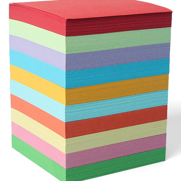 Papel de color A4 papel de color A4 jardín de infantes color A4 impresión manual 80g 70g rosa mezcla de color