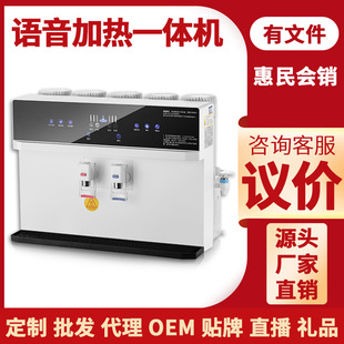 Intelligent large screen voice heating all-in-one water purifier household direct drinking water purifier RO reverse osmosis cold and hot water dispenser