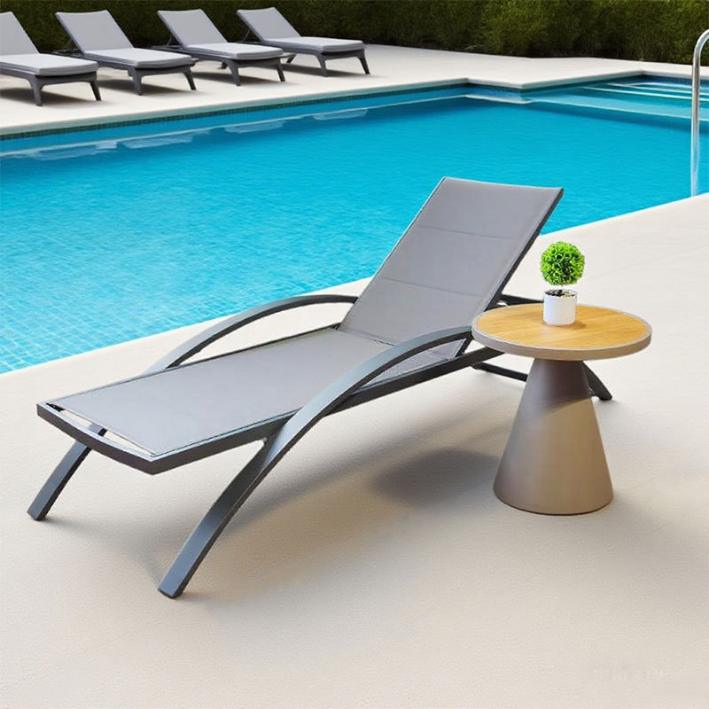 Silla al aire libre Residencia patio piscina silla de playa silla de ocio a prueba de agua protección solar villa nórdica silla de playa jardín