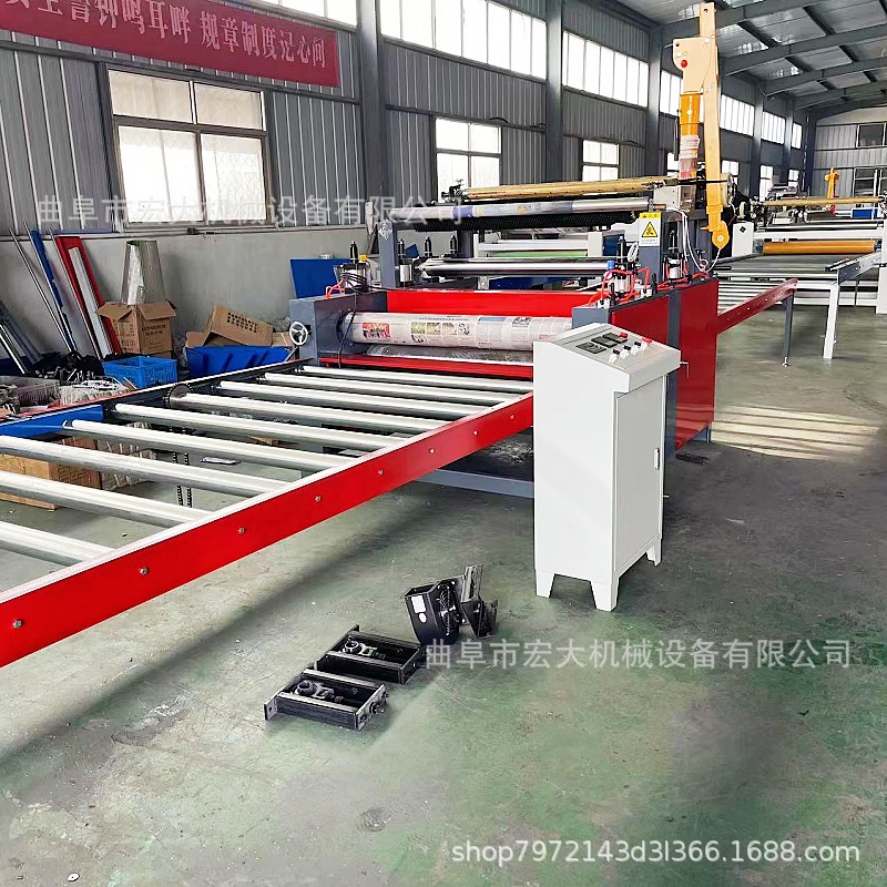 隧道防火冰火板覆膜机 热熔胶系列大板平贴机 冷胶热胶膜贴面机