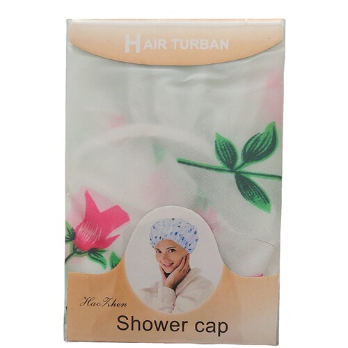 Bath cap factory wholesale adult women's lace edge bath cap shower hair protection cap kitchen oil-proof hat multi-purpose