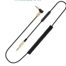适用3.5接口耳机弹簧线1000XM5 魔音等3.5接口耳机音频线