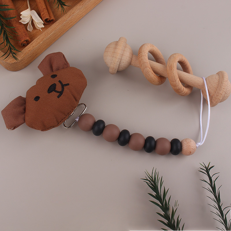 Juguetes para bebés colgante de goma de goma