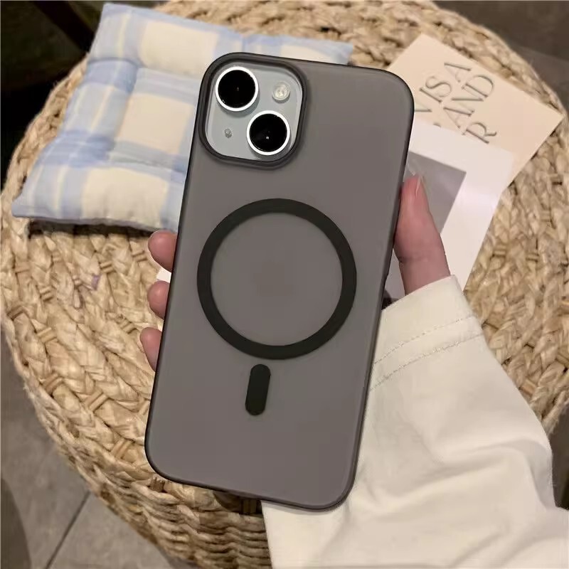 PC肤感磁吸适用iPhone17手机壳超薄冰雾磨砂透明苹果16防摔保护套|undefined
