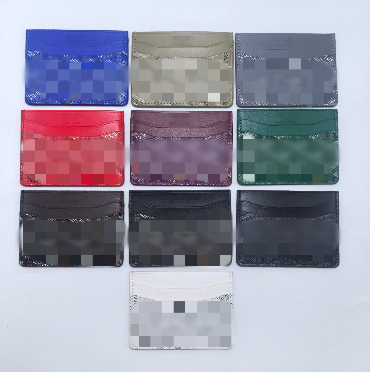 Goya Card Holder Goyar Card Holder Ultra-Thin Men's Classic Pu Leather Card Case Women's Card Organizer Universal Card Holder