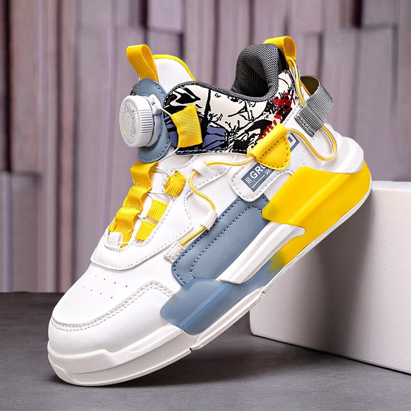 Basketbollskor för pojkar med vridlås för sport och aktivitet_voghion.com