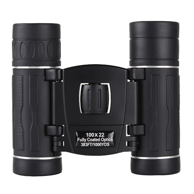 亚马逊跨境100X22双筒望远镜新款高倍袖珍便携望眼镜工厂批发代发