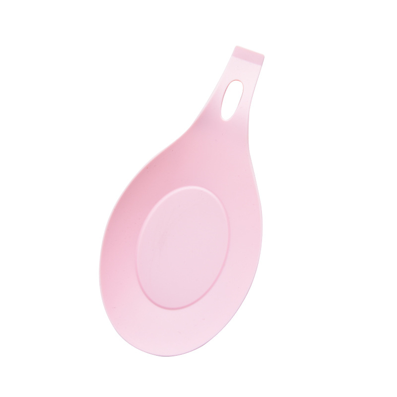 Cocina de silicona estera condimento plato más cuchara pad grado alimenticio condimento plato vajilla aislamiento cuchara pad