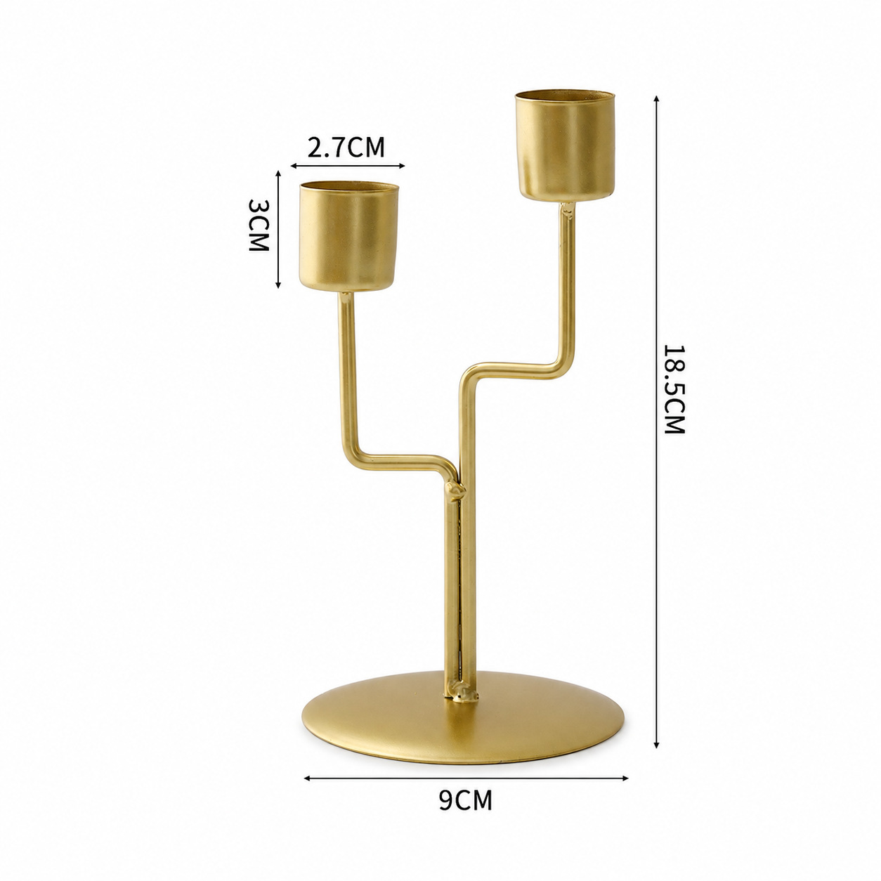 Candelabro de Hierro de Mesa Estilo Europeo para Cena Romántica y Sala de Estar image 15