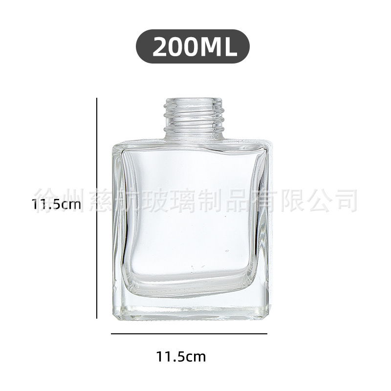 木盖香薰瓶空瓶无火藤条香薰瓶卧室香薰挥发棒车载香薰方形六棱|undefined
