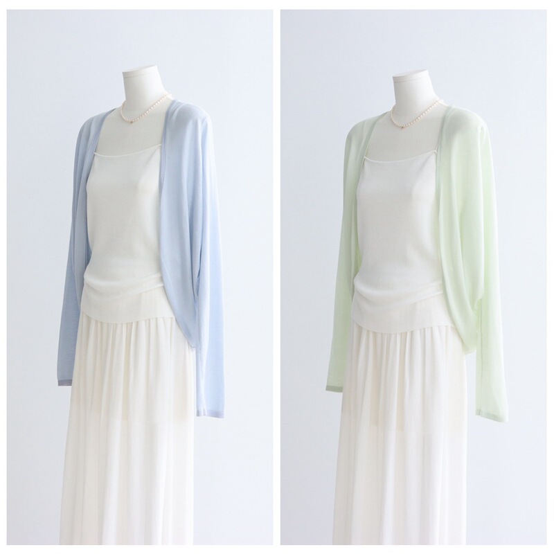16-Pin Curved Placket Lyocell Knitwear Cardigan Summer Thin Sun Protection Outer Shawl Lazy Long-Sleeved Top 16-Pin Curved Placket Lyocell Knitwear Cardigan Summer Thin Sun Protection Outer Shawl Lazy Long-Sleeved Top