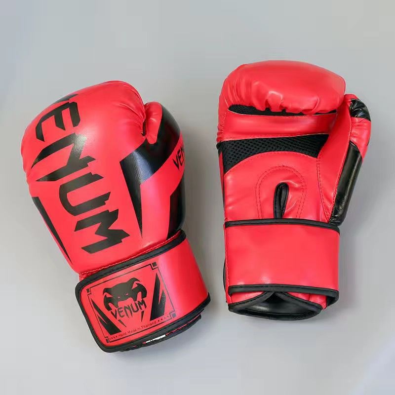 Guantes de boxeo para adultos guantes de boxeo de entrenamiento profesional hombres y mujeres Sanda guantes de combate de sacos de arena boxeo tailandés guantes de boxeo para niños