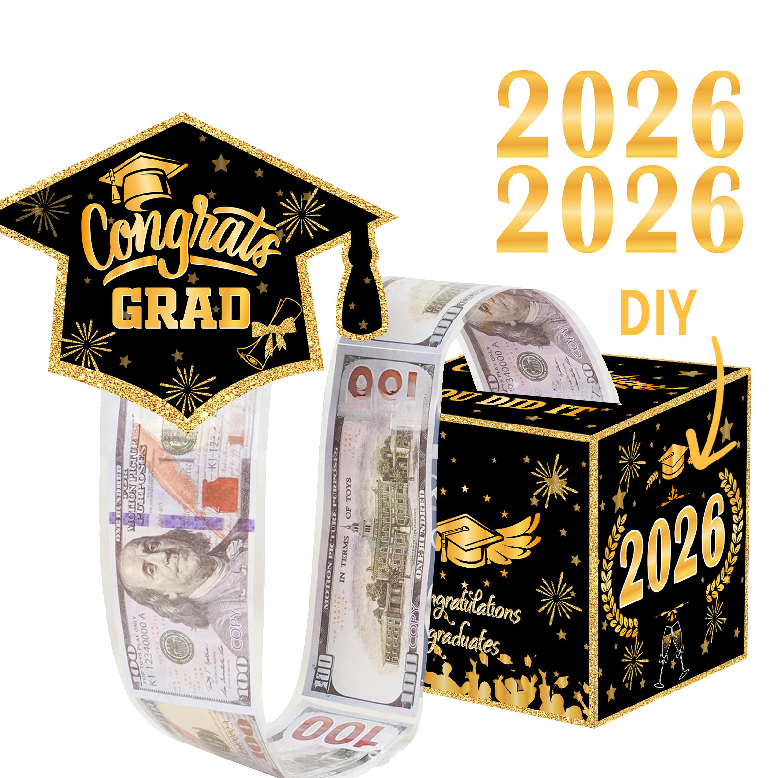 2026黑金学士帽18（现货款）