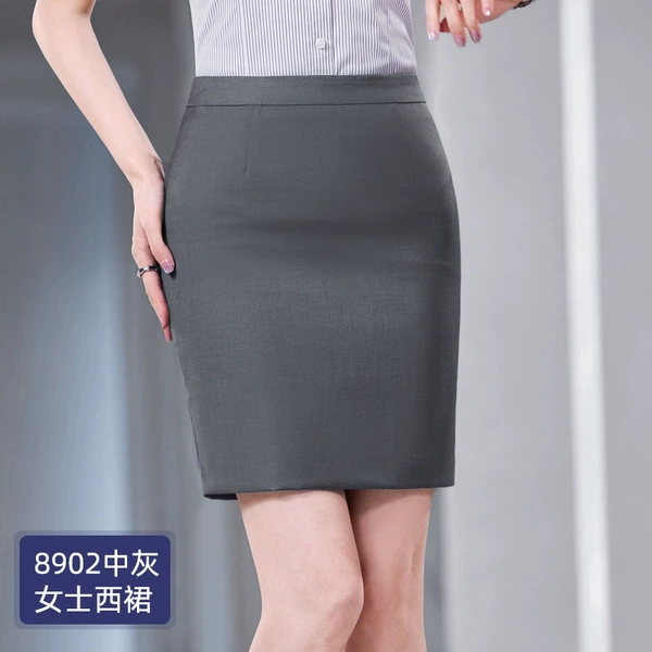 8902 Ladies: Medium gray skirt