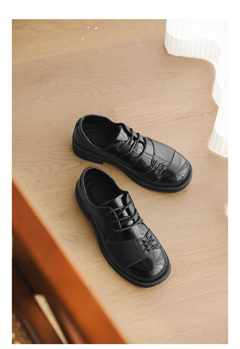 ShoeVault Herren Leder 2025 Neue Casual Herbst Britische Business Formale Hochzeit Square Toe Derby Schuhe_voghion.com